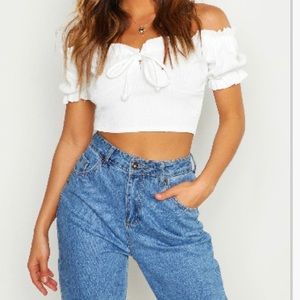 Boohoo Off the Shoulder Blouse